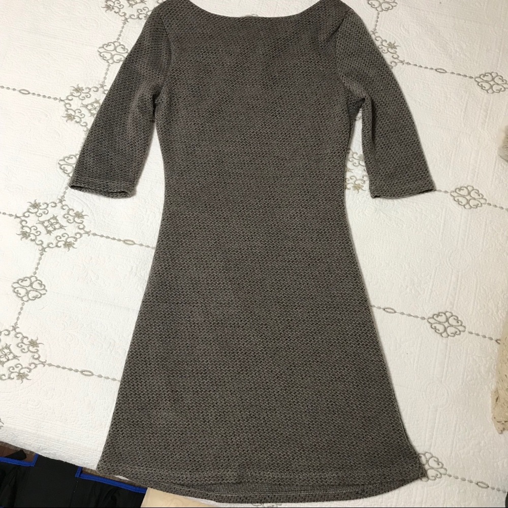 Crece Gray 3/4 Sleeve Dress - Picture 4 of 8